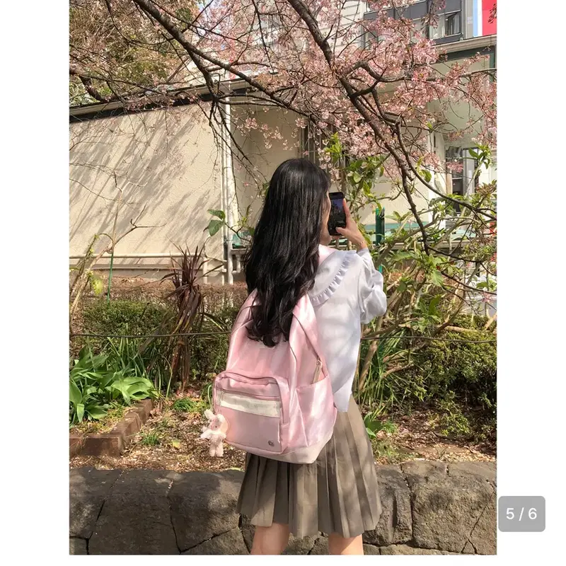 오부니 본보야지 백팩 페일핑크 (단종 한정)