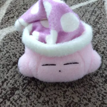 커비 봉제 인형 모자 포함 굿나잇 인형뽑기 경품 폭신폭신 약 17cm