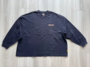 SEE SEE SUPER BIG FLAT LS TEE L 사이즈