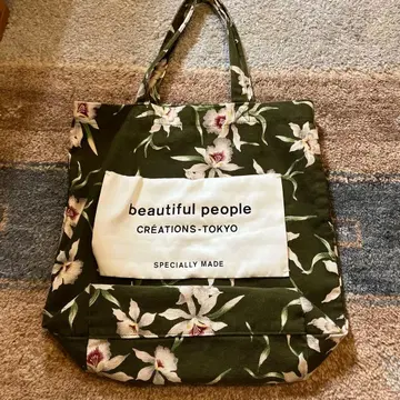 beautiful people 꽃무늬 토트백 에코백