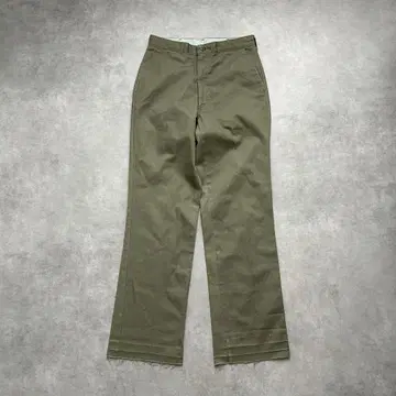 BIG MAC 70s-80s W30 코튼 워크 팬츠 카키