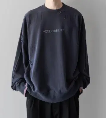 ssstein 맨투맨 Oversized Rebuild Sweat LS