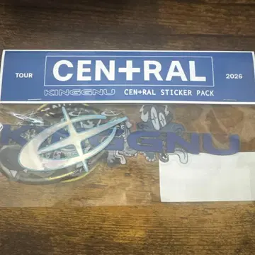 King Gnu CEN+RAL TOUR 2026 스티커 팩
