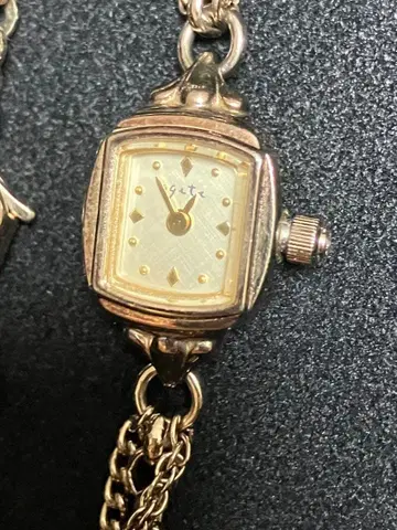 agete 체인 팔찌 시계 여성용