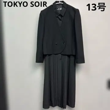 도쿄 소와르 TOKYO SOIR 자켓 원피스 블랙 포멀 13