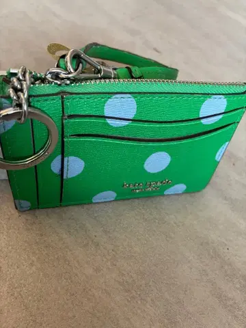 kate spade 그린 도트 카드 케이스