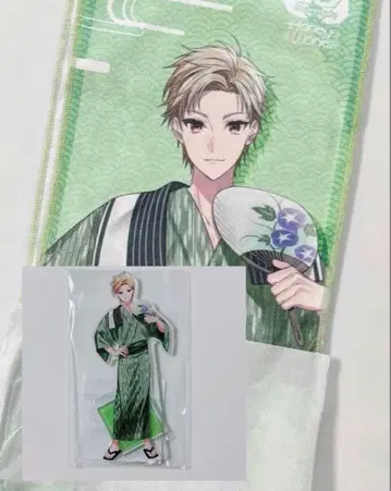 HoneyWorks 극락탕 세리자와 하루키 아크릴 스탠드 머플러 타월