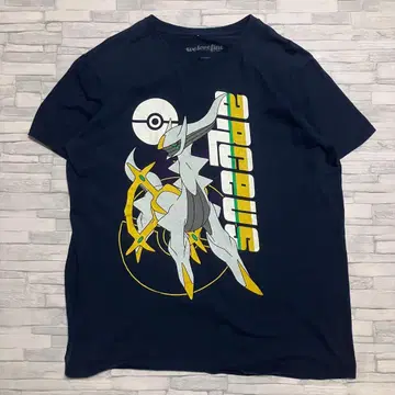포켓몬 아르세우스 pokemon T셔츠 L사이즈 네이비 프린트