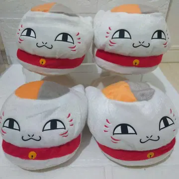 나츠메 우인장 냥코 선생님 슬리퍼 2개 세트 BANPRESTO