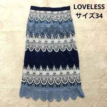 LOVELESS 러브리스 멀티 레이스 타이트 스커트 삼양상회 사이즈 34