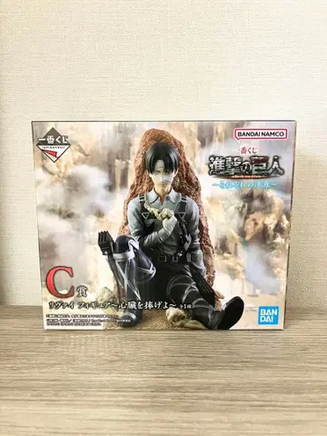 제일복권 진격의 거인 각각의 결의 c상 리바이 피규어