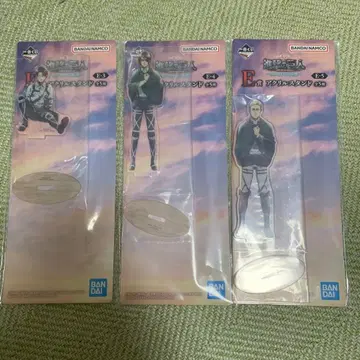 진격의 거인 제일복권 각각의 결의 E상 아크릴 스탠드 리바이 한지 엘빈