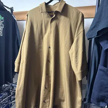 my beautiful landlet 브라운 버튼 셔츠