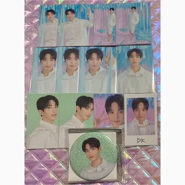 SEVENTEEN 팬미팅 YAKUSOKU 트레이딩 카드 캔뱃지 도겸 세트