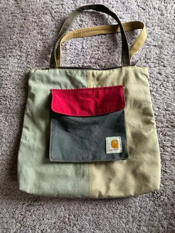 Carhartt 칼하트 리메이크 패치워크 토트백