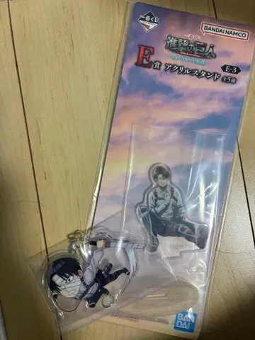 제일복권 진격의 거인 각각의 결의 리바이 아크릴 스탠드 아크릴 참