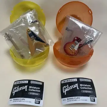 Gibson Miniature Collection 가챠 2개 세트
