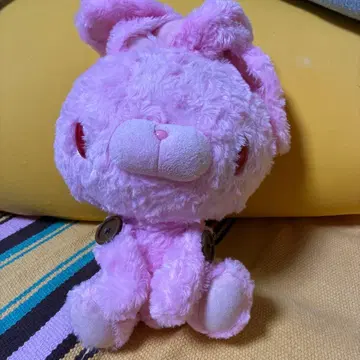 범용 토끼 봉제 인형 핑크