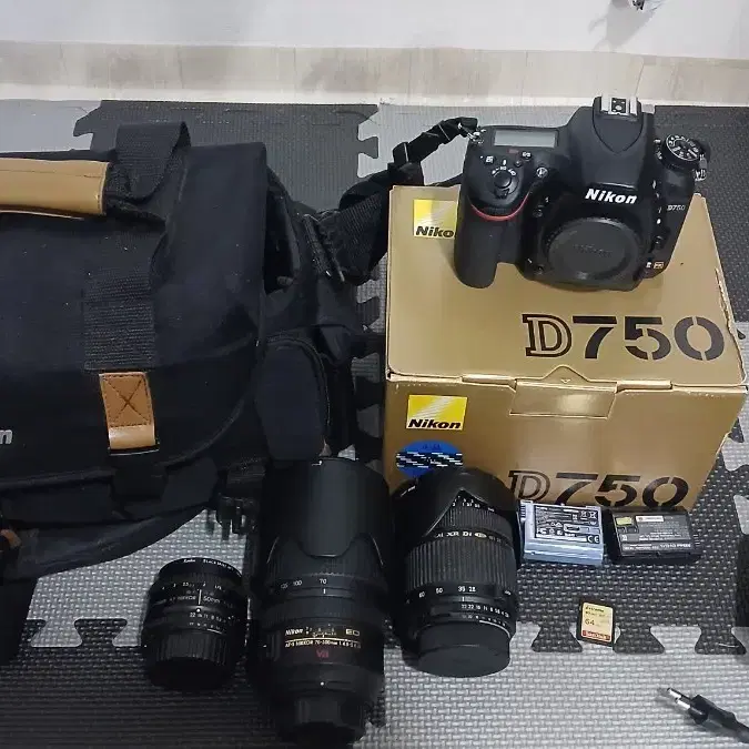 니콘 d750 + 렌즈