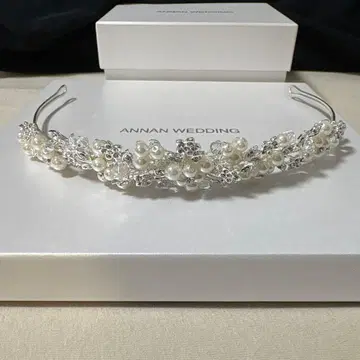 ANNAN WEDDING 펄 티아라 플라워