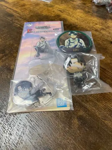 제일복권 진격의 거인 ~각자의 결의~ 리바이 4종 세트