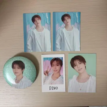 SEVENTEEN YAKUSOKU 디노 세트 트레이딩 카드 캔뱃지