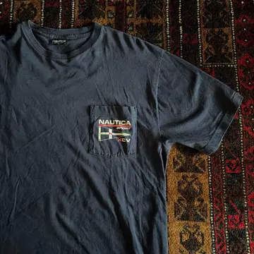 90s Nautica USA 포켓 티셔츠