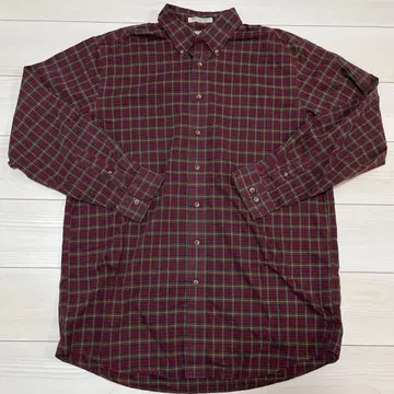 L.L.Bean 체크 무늬 긴팔 셔츠 L-TALL 엘엘빈