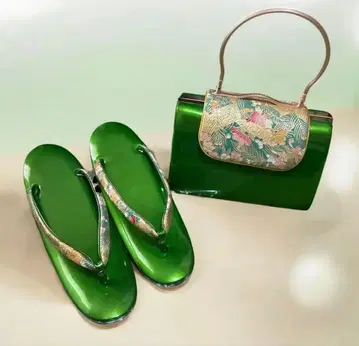 일본 의류 에나멜 백 조리 세트 성인식 후리소데 기모노 포멀 결혼식