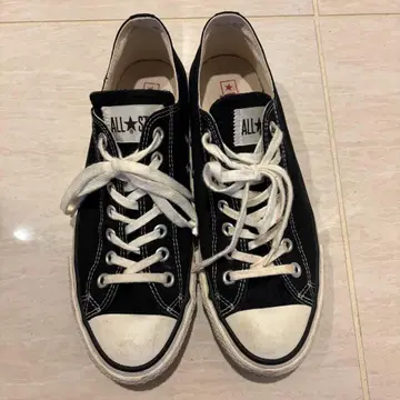 CONVERSE 컨버스 일본제 올스타 27cm 로우컷 블랙