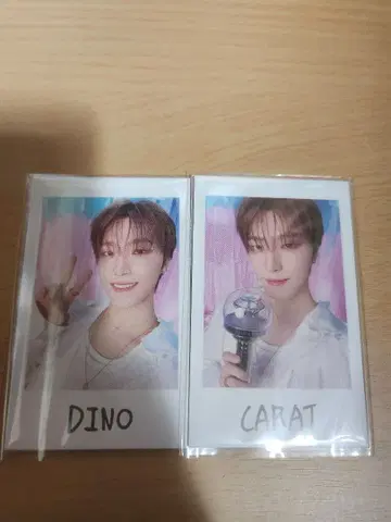 SEVENTEEN YAKUSOKU 팬미팅 폴라로이드 디노 2장 세트