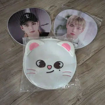 StrayKids 현진 부채 2개 & 부채 케이스