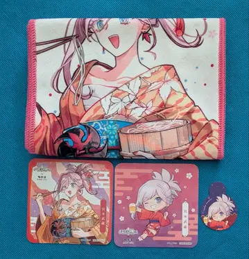 FGO x 극락탕 미야모토 무사시 타월