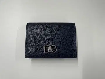 D&G 네이비 가죽 명함지갑