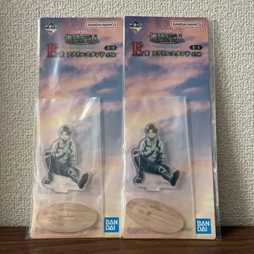 제일복권 진격의 거인 ~각자의 결의~ 리바이 아크릴 스탠드 2장 세트