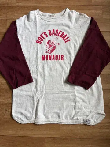 WAREHOUSE 4800 7부 소매 B.B.T 셔츠 사이즈 XL