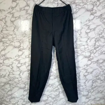 빈티지 ( L ) 템퍼드 팬츠 센터 프레스 블랙