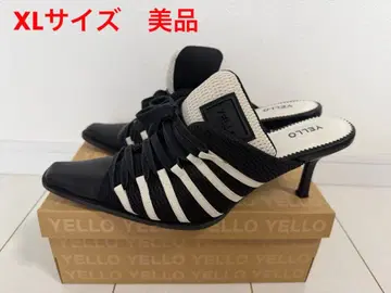 YELLO XL 사이즈 MONOCHROME SNEAKER MULES