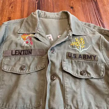 60s-70s 베트남 자켓 유틸리티 셔츠