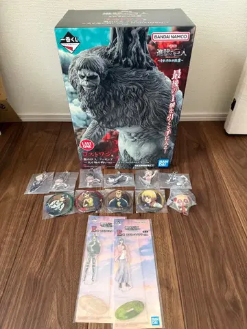 진격의 거인 제일복권 짐승의 거인 라스트 원상 피규어 각각의 결의