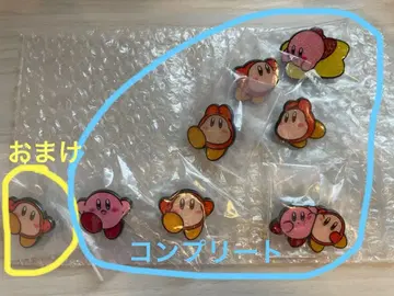 7종 1 커비 play with 와돌디 라메 핀 배지 컬렉션