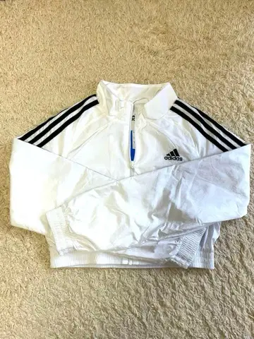 가격 인하 중 adidas 미사용 새상품 택 포함 점퍼 블루종 바람막이