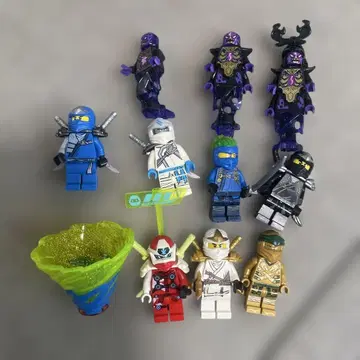 LEGO 닌자고 미니 피규어 9체 세트 [결품 부품 있음]