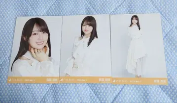 노기자카46 브로마이드 카키 하루카 빅 보타이 블라우스 컴프