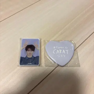 세븐틴 준 캡슐부 마그넷 캔뱃지