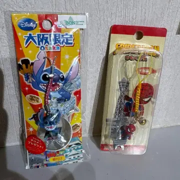 오사카 한정판 스티치 스트랩 & 스파이더맨 스트랩