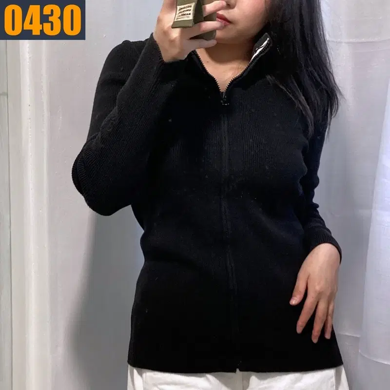 100 CP COMPANY 시피컴퍼니 고글 렌즈 니트 집업 L