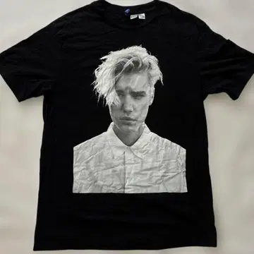 H&M 저스틴 비버 프린트 T셔츠