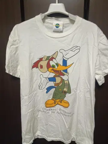 90년대 우드페커 반팔 T 유니버셜 스타디움 USA제 사이즈 M