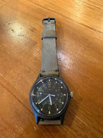 TIMEX 캠퍼 가죽 벨트 타이맥스